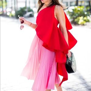 Style Mafia cascading ruffle “Chelsea” top